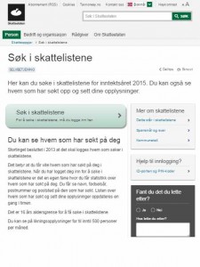 Skattelistene kan du se på skatteetaten.no